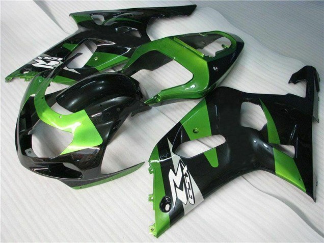 Vert Noir Carénage Moto GSXR 600 / 750 K1 K2 K3 01-03