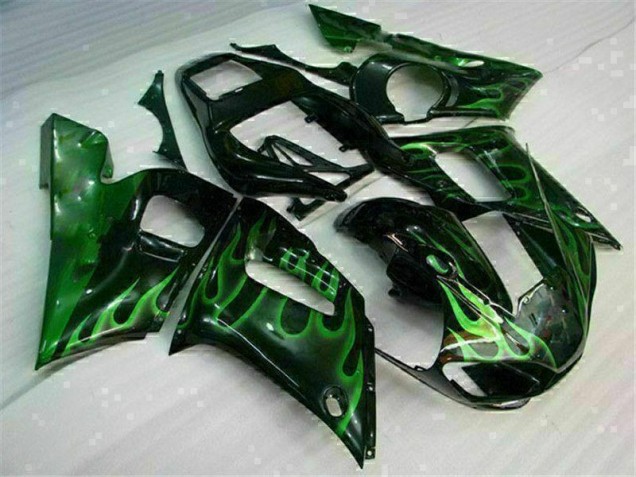Vert Noir Carénage Moto R6 98-02