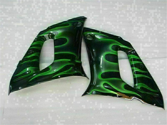 Vert Noir Carénage Moto R6 98-02