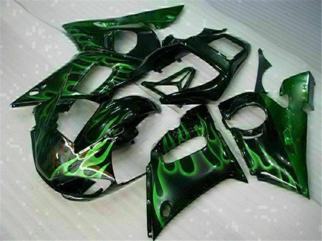 Vert Noir Carénage Moto R6 98-02