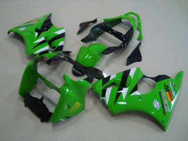 Vert Noir Carénage Moto ZX6R 00-02