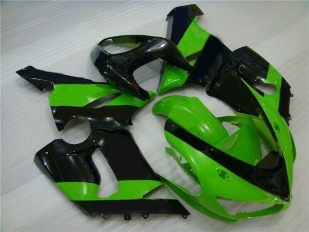 Vert Noir Carénage Moto ZX6R 05-06 Vert Noir Carénage Moto ZX6R 05-06