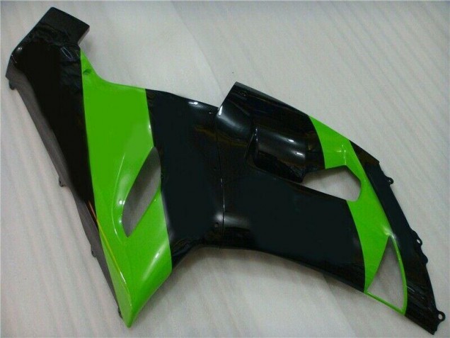 Vert Noir Carénage Moto ZX6R 05-06 Vert Noir Carénage Moto ZX6R 05-06