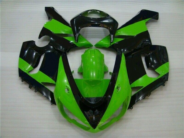 Vert Noir Carénage Moto ZX6R 05-06 Vert Noir Carénage Moto ZX6R 05-06