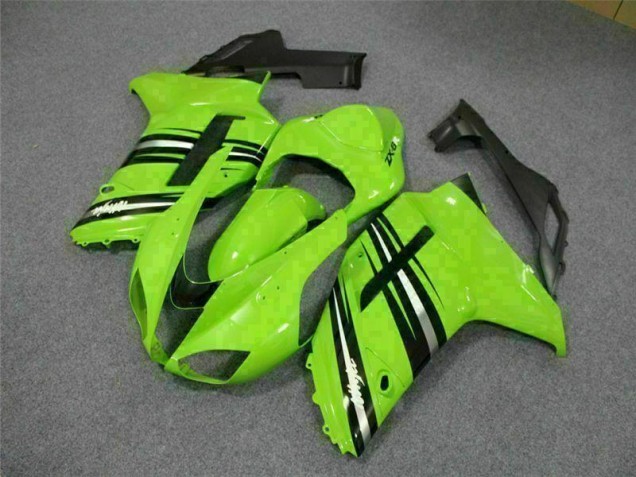 Vert Noir Carénage Moto ZX6R 07-08 Vert Noir Carénage Moto ZX6R 07-08