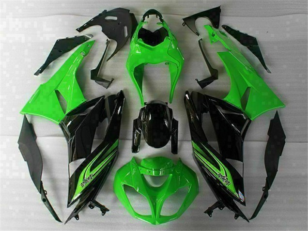Vert Noir Carénage Moto ZX6R 09-12