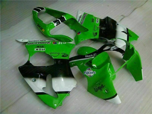 Vert Noir Carénages Moto & Carrosserie ZX6R 00-02