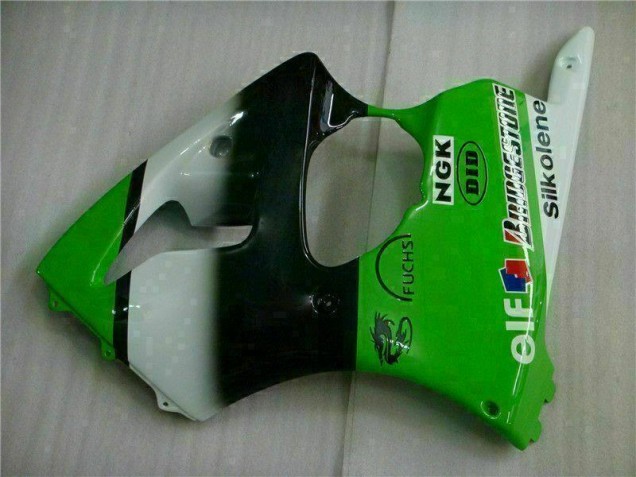Vert Noir Carénages Moto & Carrosserie ZX6R 00-02