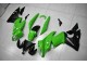 Vert Noir Carénages Moto EX650 09-11 Vert Noir Carénages Moto EX650 09-11