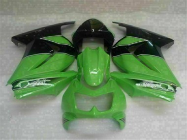 Vert Noir Kit Carénages Motos Complet EX250 08-12