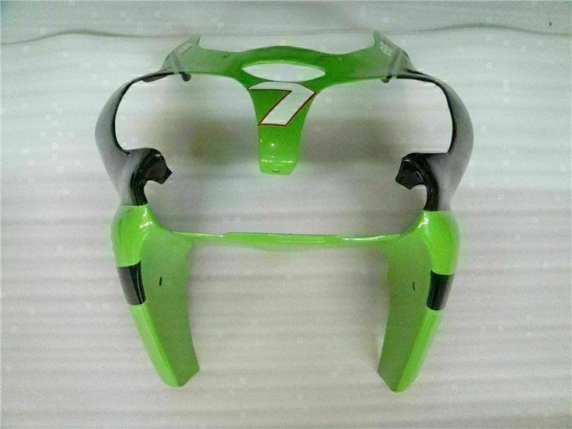 Vert Noir Kit Carénages Motos Complet ZX6R 00-02 Vert Noir Kit Carénages Motos Complet ZX6R 00-02