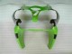 Vert Noir Kit Carénages Motos Complet ZX6R 00-02 Vert Noir Kit Carénages Motos Complet ZX6R 00-02