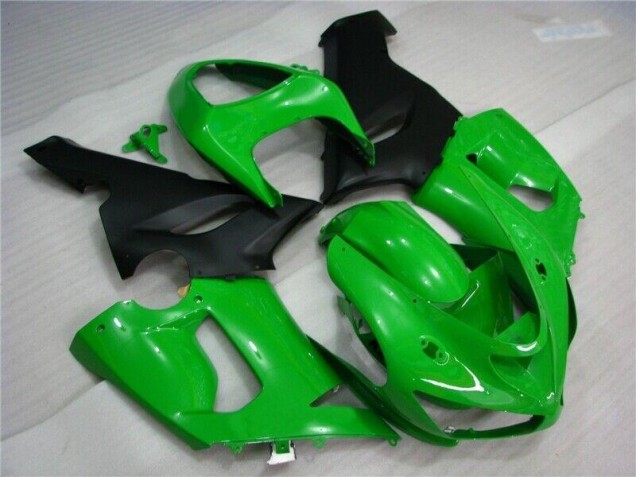 Vert Noir Mat Carénage Moto ZX6R 05-06 Vert Noir Mat Carénage Moto ZX6R 05-06