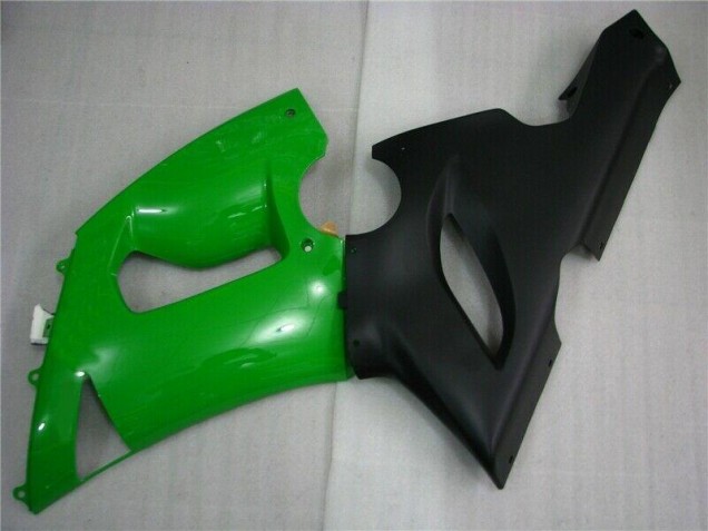 Vert Noir Mat Carénage Moto ZX6R 05-06 Vert Noir Mat Carénage Moto ZX6R 05-06
