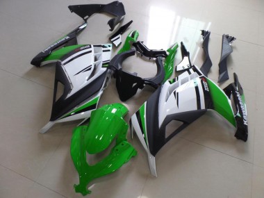 Vert Noir et Blanc Carénage Moto ZX 300R 13-16