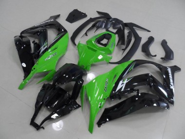 Vert et Noir Carénage Moto ZX10R 11-15