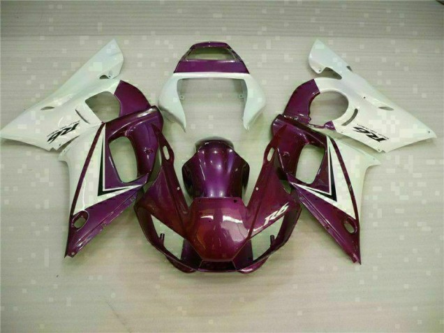 Violet Blanc Carénage Moto R6 98-02 Violet Blanc Carénage Moto R6 98-02