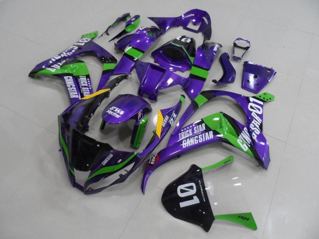 Violet Eva Carénage Moto ZX10R 11-15 Violet Eva Carénage Moto ZX10R 11-15